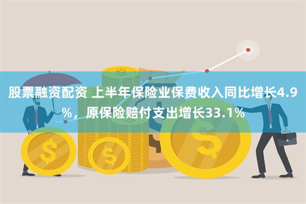 股票融资配资 上半年保险业保费收入同比增长4.9%，原保险赔付支出增长33.1%