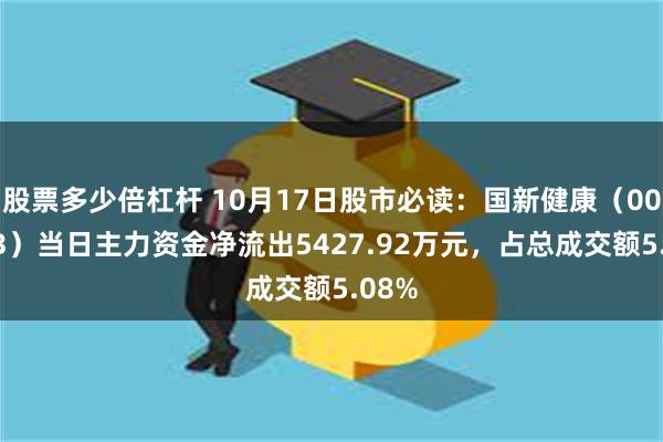 股票多少倍杠杆 10月17日股市必读：国新健康（000503）当日主力资金净流出5427.92万元，占总成交额5.08%